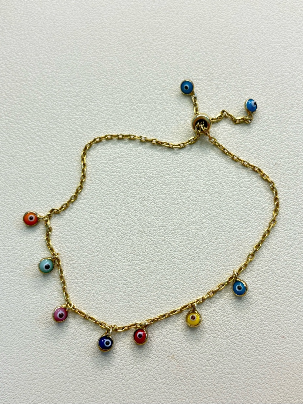 Evil eye charm bracelet
